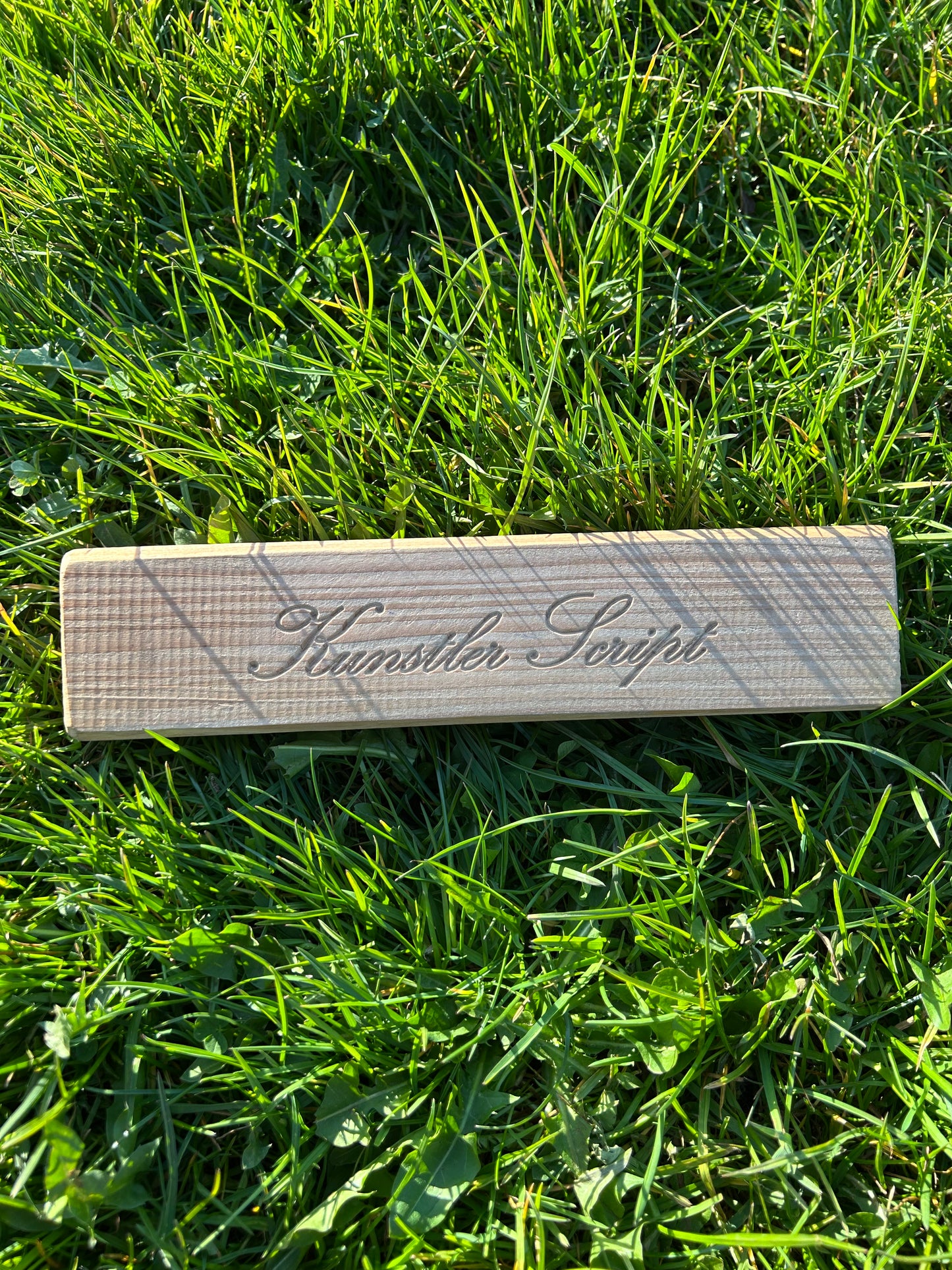 Gravering til trælameller